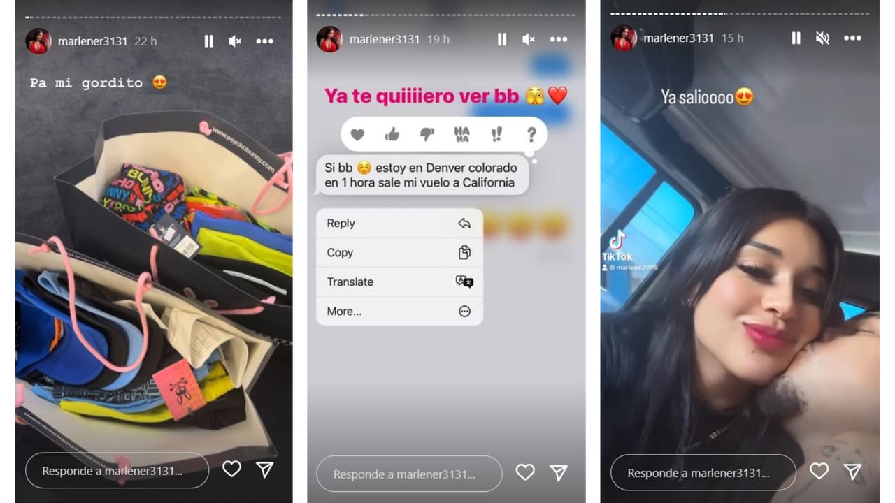 Novia de Mando lo mima con regalos y más.