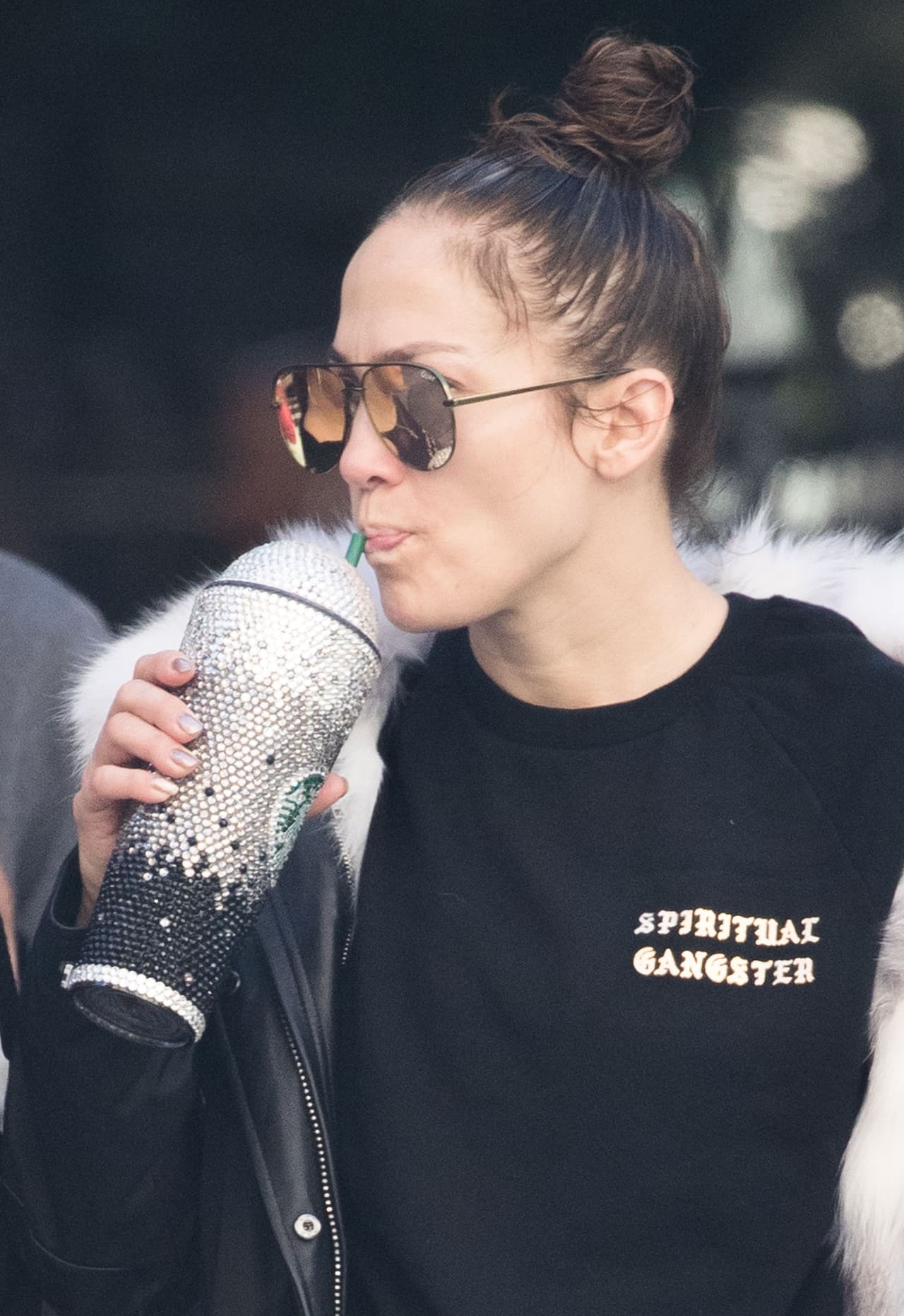 ¿De dónde sacó JLo este vaso?