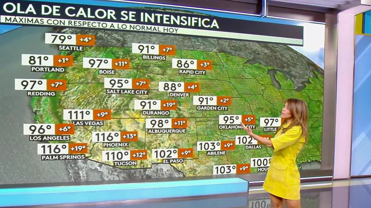 Clima hoy en EEUU, miércoles 26 de agosto 2026: Oleada de calor extremo amenaza récords en 17 ciudades