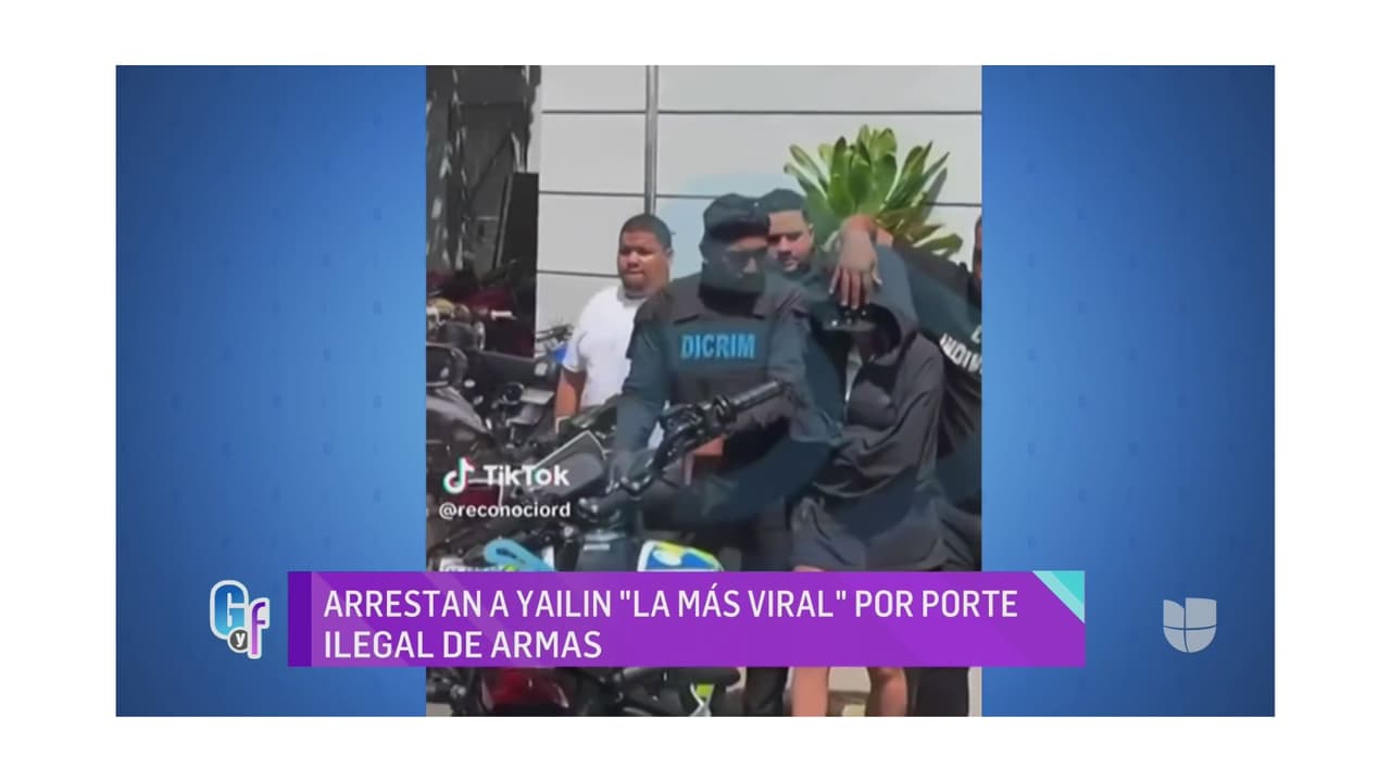 Así fue arrestada Yailin La Más Viral en República Dominicana.