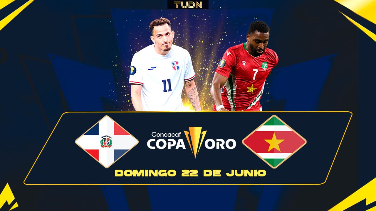 Así puedes ver el República Dominicana vs. Surinam de la Copa Oro