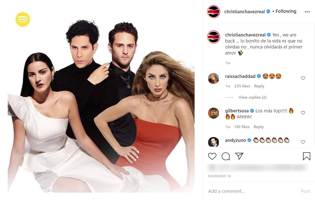 Ahora, está retomando su carrera musical con el 
<b><a href="https://www.univision.com/famosos/christopher-uckermann-y-sus-companeros-de-rbd-no-quieren-que-lleguen-fans-al-reencuentro-fotos">tributo a RBD</a> </b>que prepara junto a sus compañeros Maite Perroni, Christopher Uckermann y Christian Chávez.
<br>