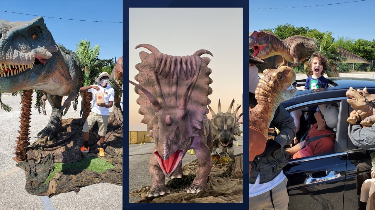 Más de 70 dinosaurios llegarán a Glendale en el espectáculo ‘Jurassic Quest Drive-Thru’