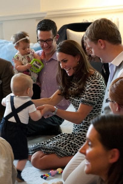 ¡Ah, pero qué belleza! ¿Estará conociendo Kate a su futura nuera?
