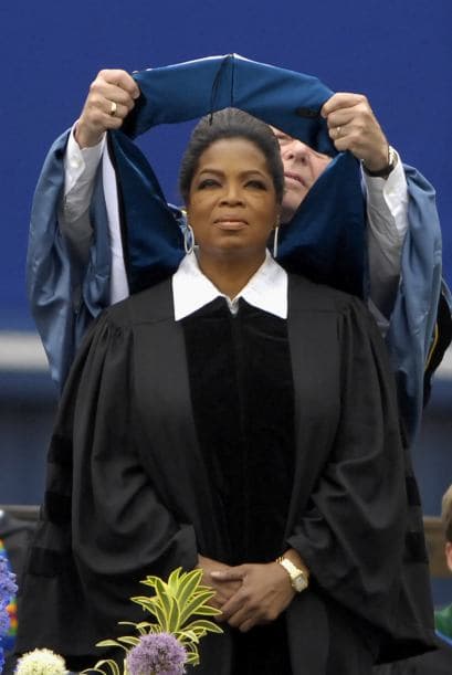 Winfrey recibió un doctorado honorario en letras por parte de la Universidad Duke el 10 de mayo de 2009.
