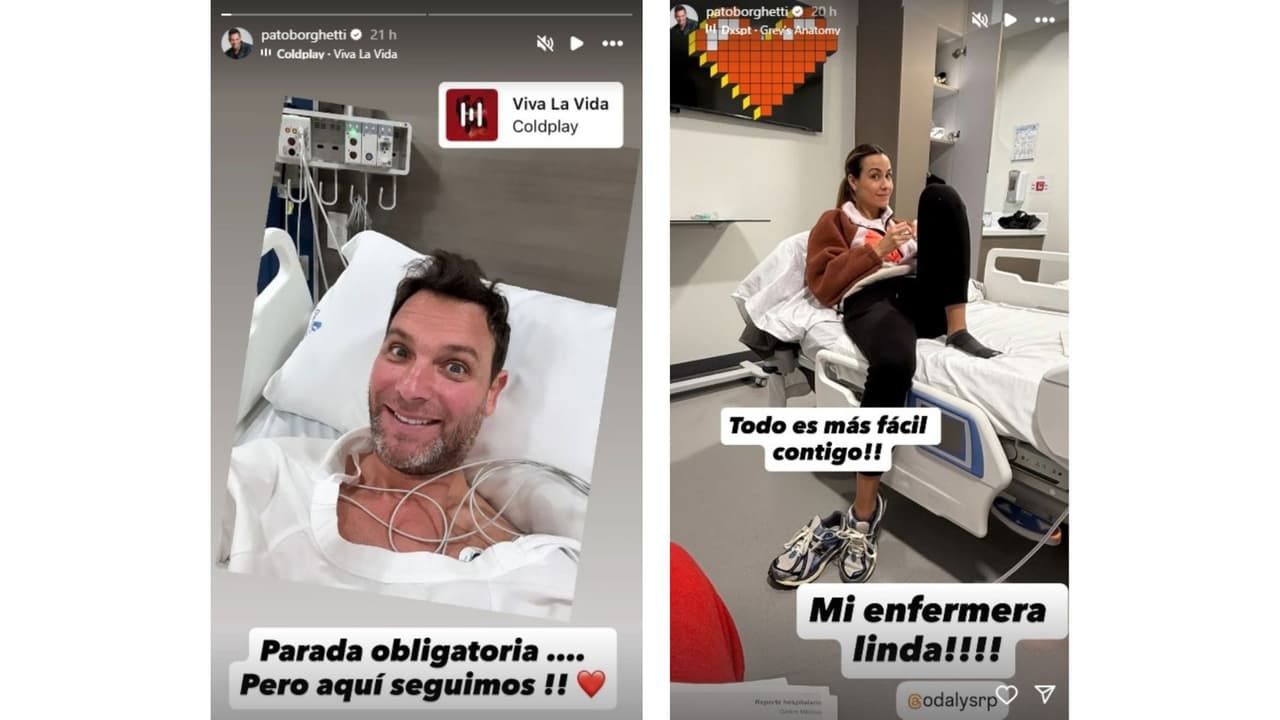 Patricio Borghetti reveló que tuvo que ser hospitalizado.