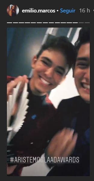 La pareja de actores aprovechó la misma red social para agradecer el apoyo incondicional de sus seguidores, que permitió que estuvieran en los premios GLAAD.