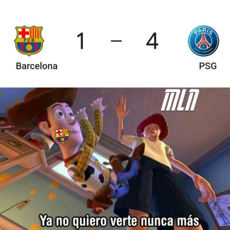 Los memes no perdonan al Barcelona tras ser apaleados por el PSG | Las reacciones en redes le echan ‘limón a la herida’ y tunden a los culés luego de su actuación en Octavos de la Champions.