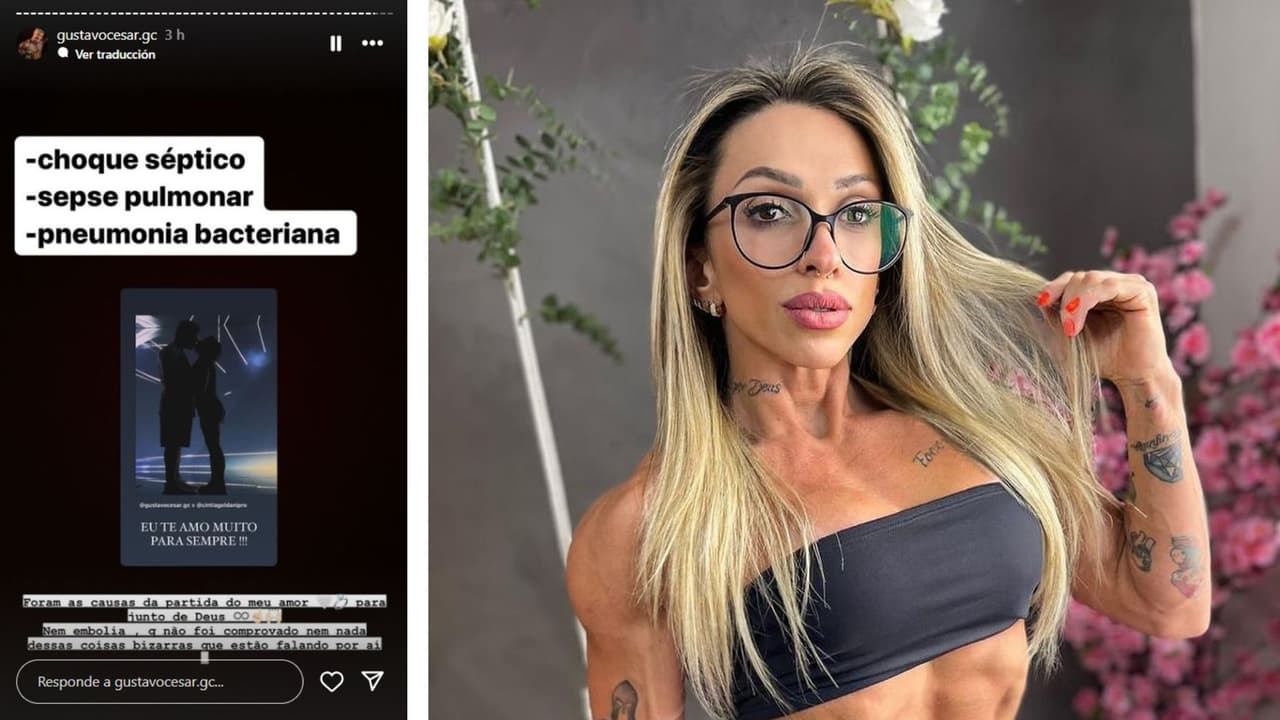 Novio de Cíntia Goldani revela las causas de su muerte.