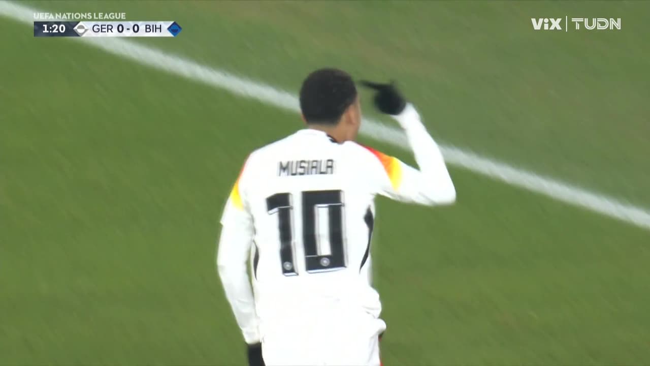 ¡Gol de Alemania! Asistencia de Kimmich y cabezazo letal de Musiala