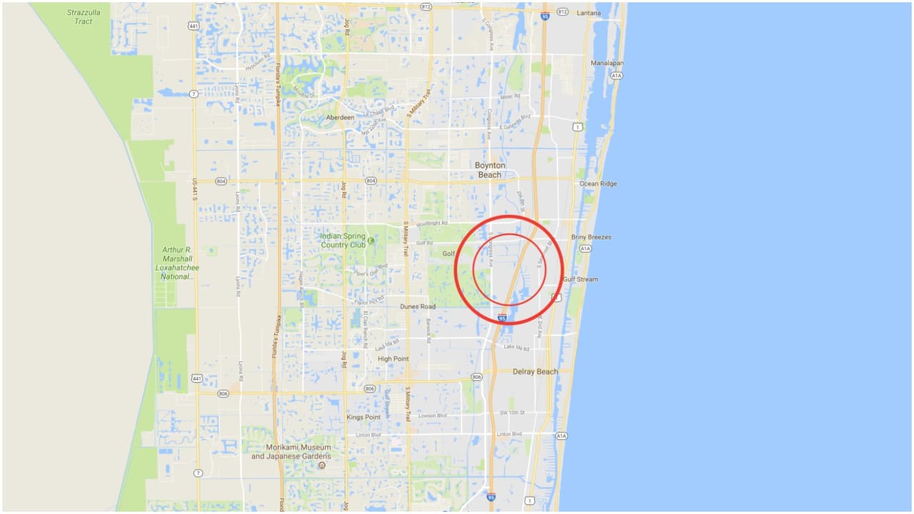 <b>5. Miami, Florida.</b>
<br>
<br>Autopista I-95 cerca de Congress Ave. en Boca Raton.