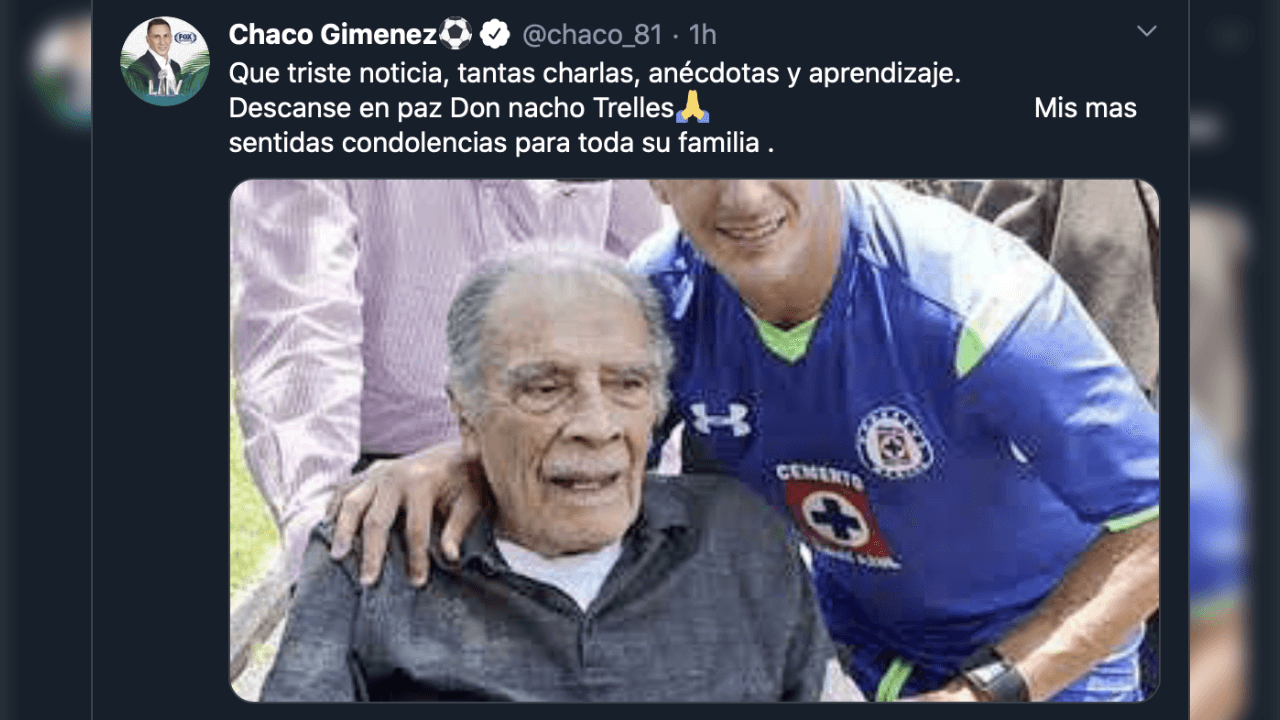 Así reacciona el mundo futbolístico ante el fallecimiento de Ignacio Trelles a sus 103 años.