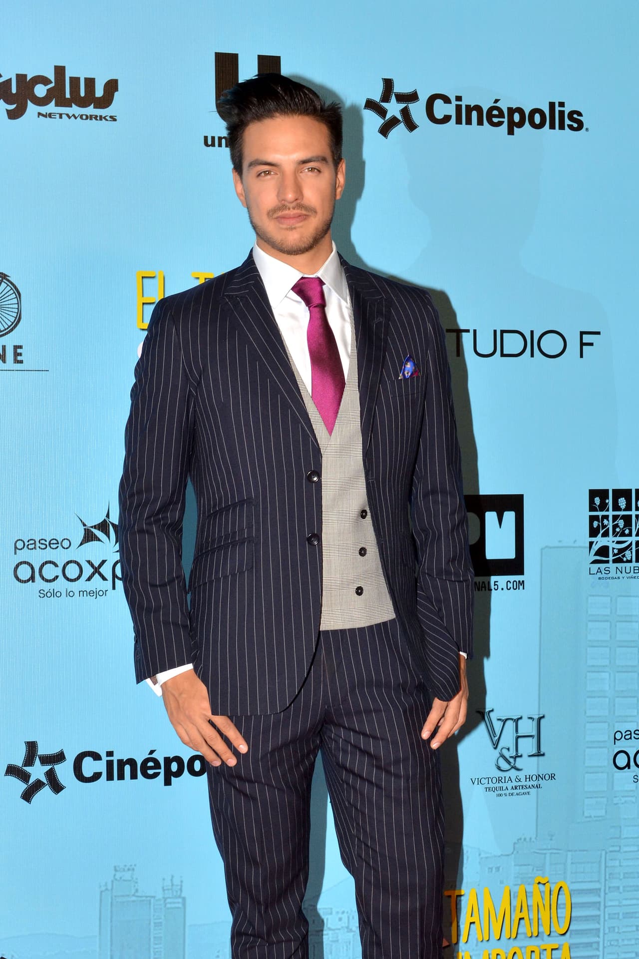 <b><a href="http://www.univision.com/temas/vadhir-derbez">Vadhir</a></b> es el segundo, a él lo vimos en telenovelas infantiles y series juveniles. Ahora está entrando a la industria cinematográfica y también a la música, pues está preparando su disco como solista.