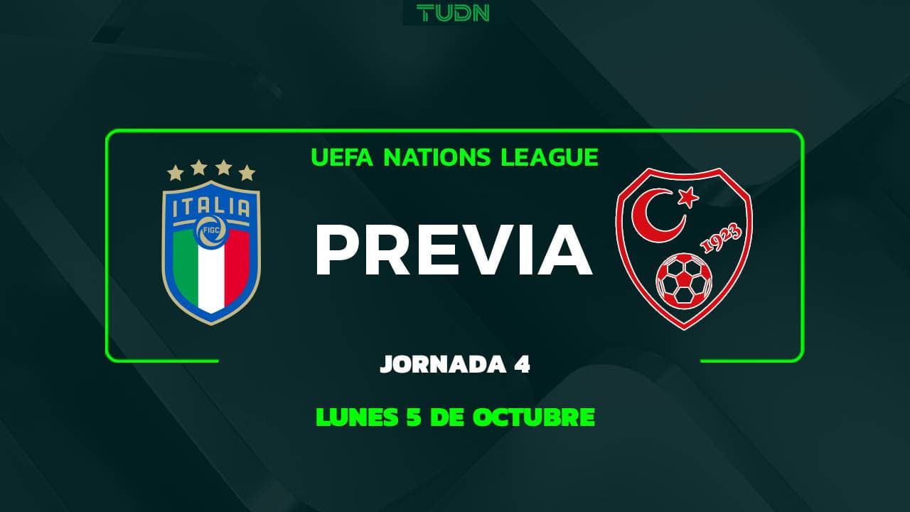 A qué hora y dónde ver el Italia vs. Turquía de la UEFA Nations League