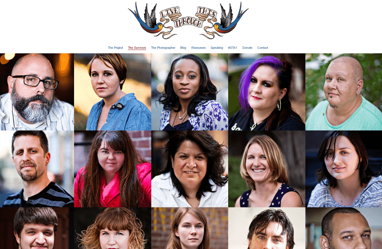 Una fotógrafa muestra cómo es la vida después de un intento de suicidio