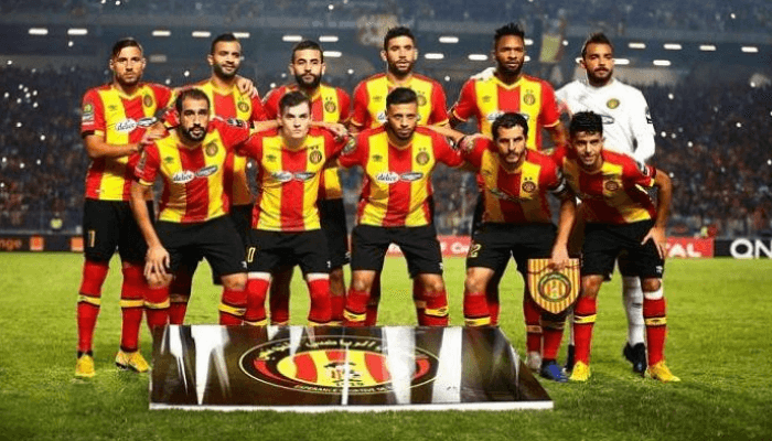 El equipo campeón de la Liga de Campeones CAF, Espérance Sportive de Tunez.