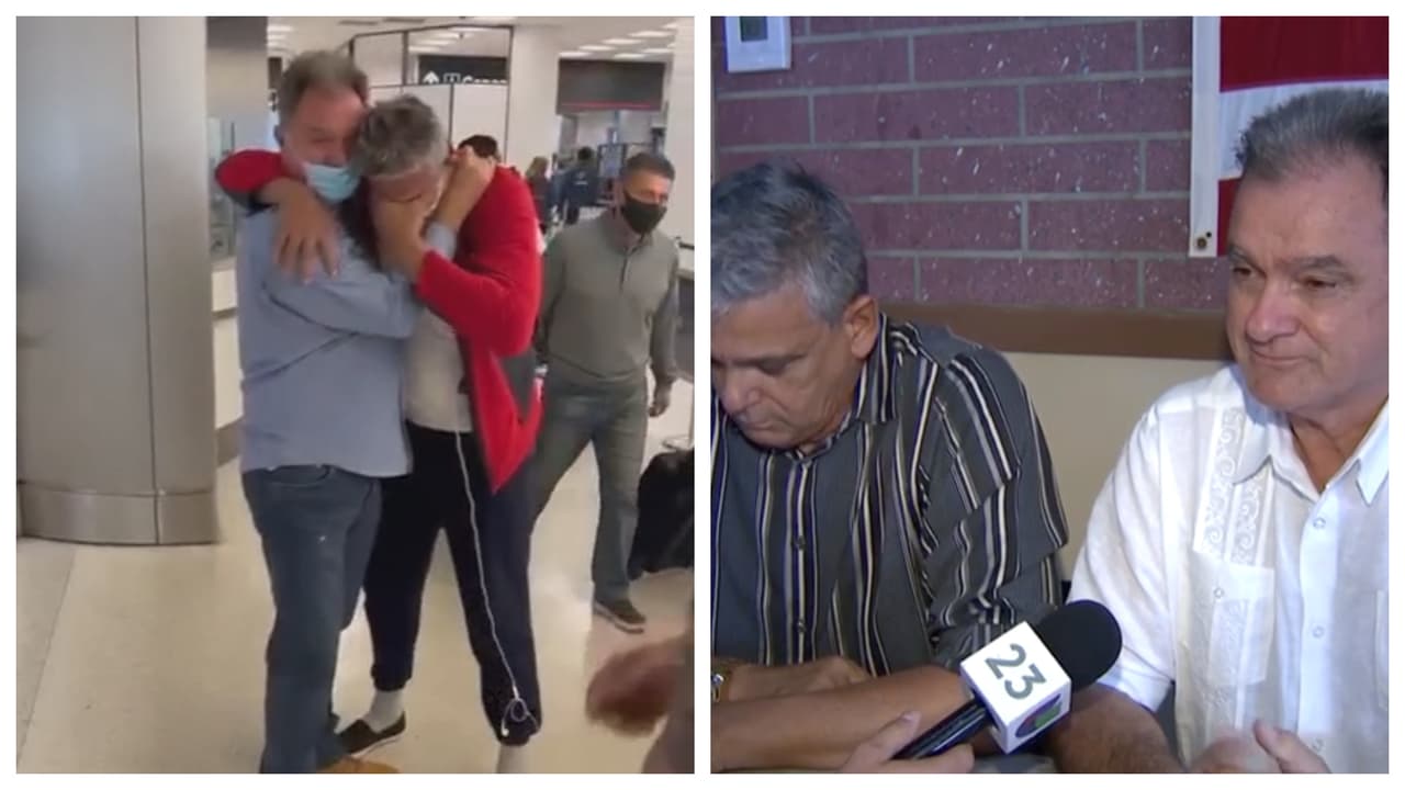 55 años después: líder del exilio cubano se reencuentra en Miami con su hermano 
