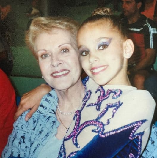 Entre los cinco y los 14 años practicó la gimnasia rítimica.