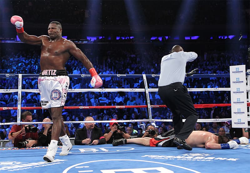 El cubano Luis Ortiz contra Bryant Jennins en diciembre en Nueva York