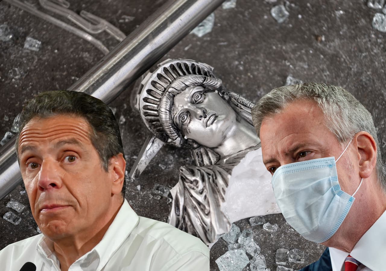 El alcalde de Blasio de la ciudad de Nueva York dice que el gobernador Cuomo le debe una disculpa a NYPD
