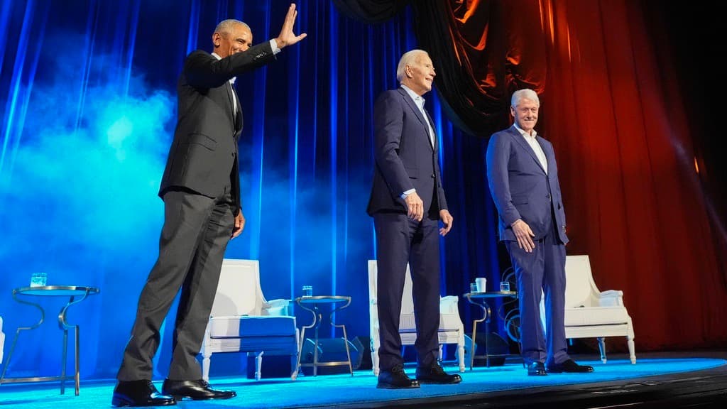 Campaña de Biden dice que rompió un récord de recaudación de fondos con la ayuda de Obama y Clinton