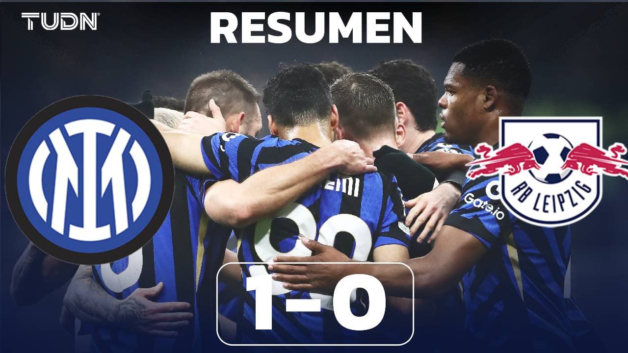 Resumen | Inter sufre ante Leipzig, pero gana y toma liderato