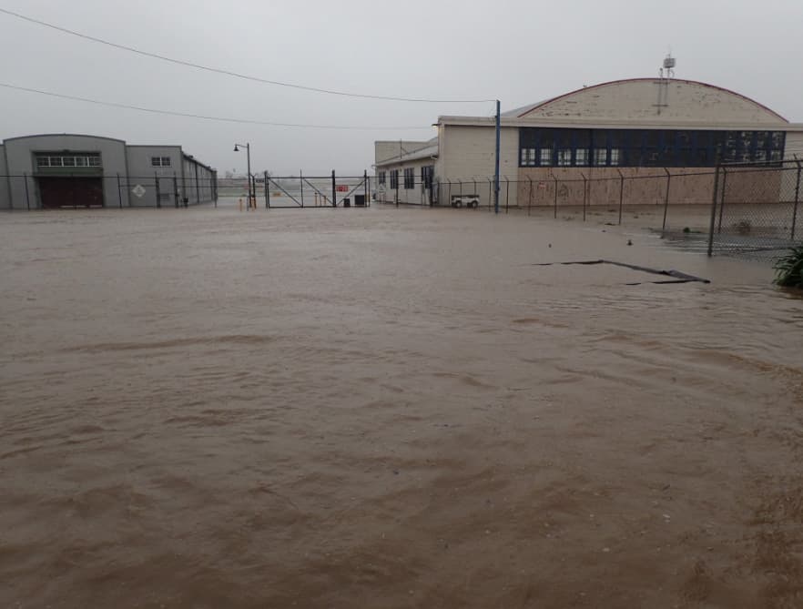 Inundación en Goleta.
