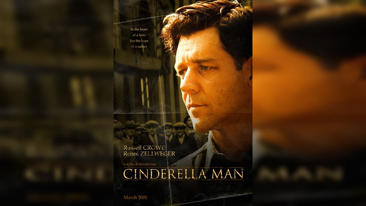 <b>Cinderella Man</b> - Basada en una historia real. Después de haberse retirado del boxeo, James J. Braddock decidió volver al cuadrilátero, en la época de la Gran Depresión, para poder alimentar a su familia. No era un boxeador con talento, pero su coraje, sacrificio y dignidad lo llevaron hasta la cumbre.