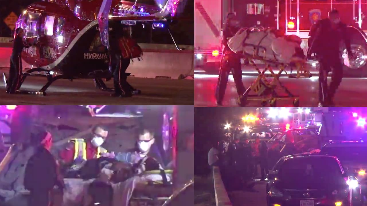Mujer lucha por su vida tras accidente producto de la velocidad y el alcohol en la 45 en Houston