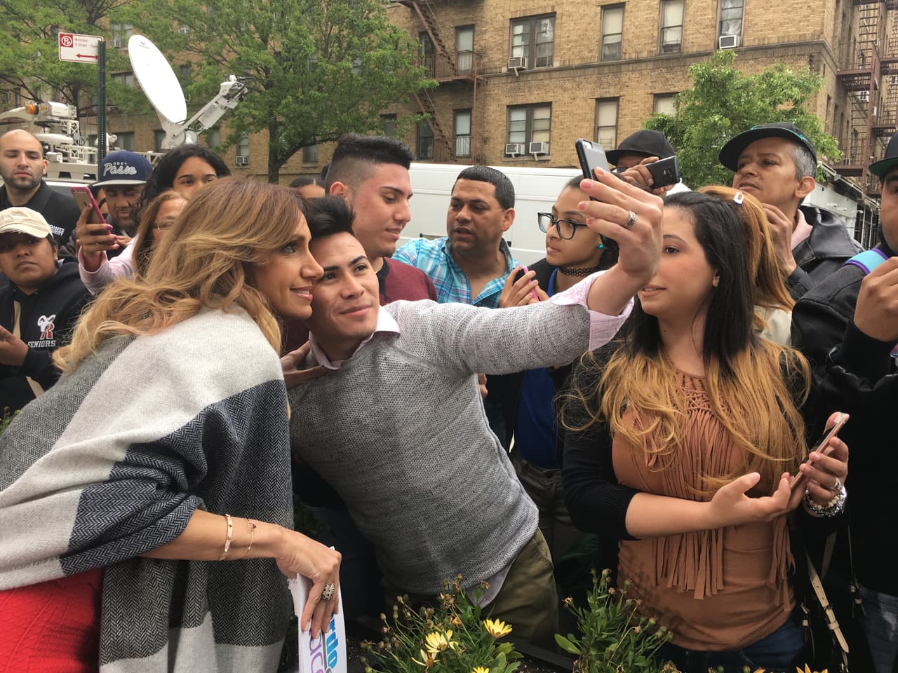 Y es que en Nueva York fanáticos de nuestra Flaca.