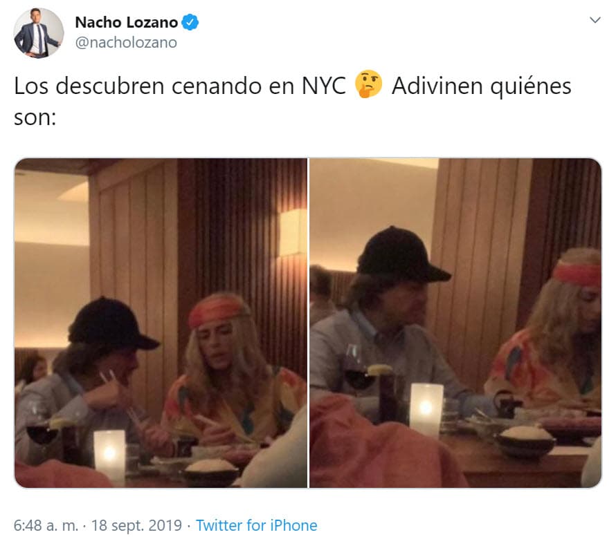 Tania Ruiz y Enrique Peña Nieto fueron vistos juntos por primera vez a principios de 2019, mientras paseaban por calles de España, semanas después de que finalizara su mandato presidencial. Meses después fueron captados en la boda de la hija de Juan Collado. La pareja causó polémica en septiembre del año pasado, cuando se disfrazó para visitar un restaurante de Nueva York.