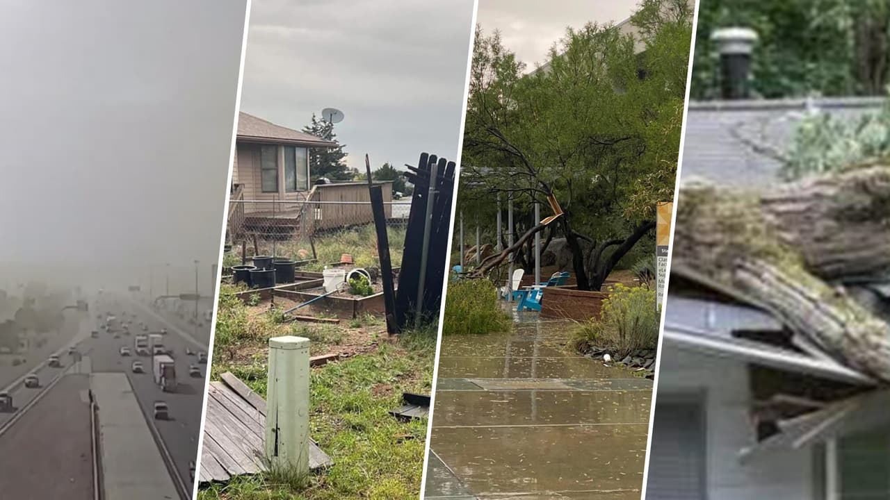 Tornado deja daños en viviendas al norte de Arizona y tormenta de polvo a miles sin electricidad en Phoenix