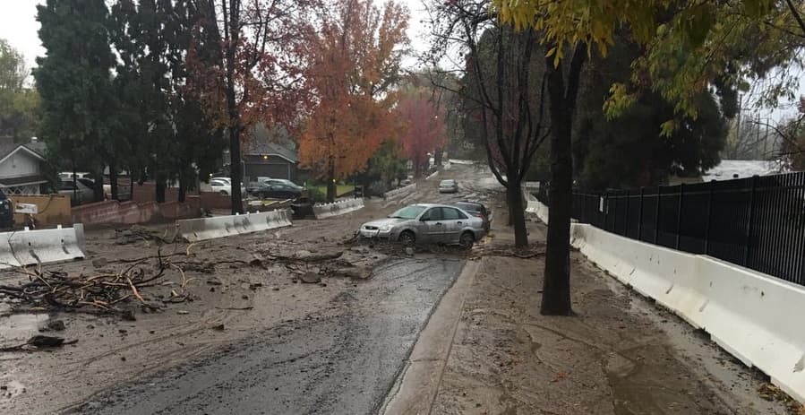 La mayor tormenta de la temporada en el sur de California causa accidentes y el cierre de una escuela