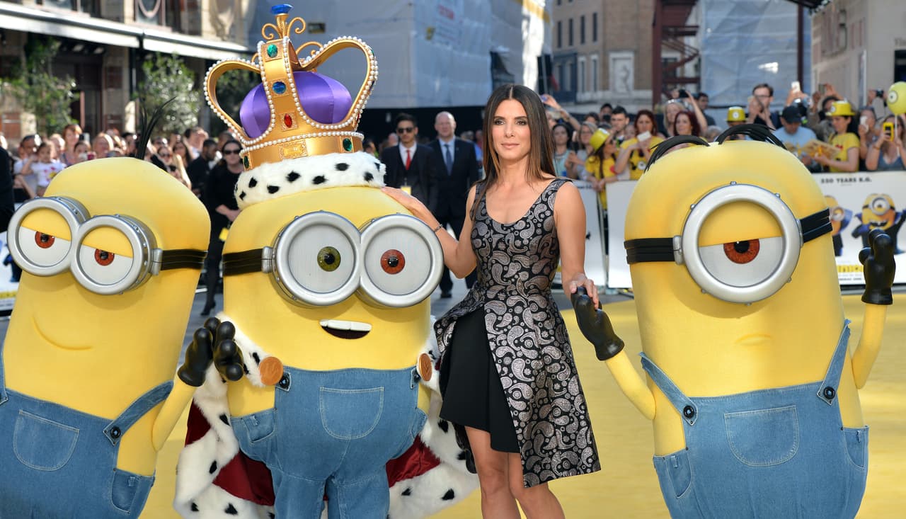 Sandra Bullock en el estreno de 'Minions' en Londres