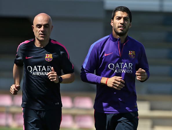 Luis Suárez es duda con el Barcelona para la final de la Copa del Rey
