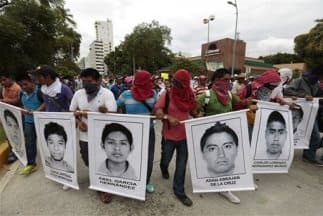 Fotos de algunos de los 43 desaparecidos en Iguala.