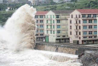 El tifón Chan-hom en China.