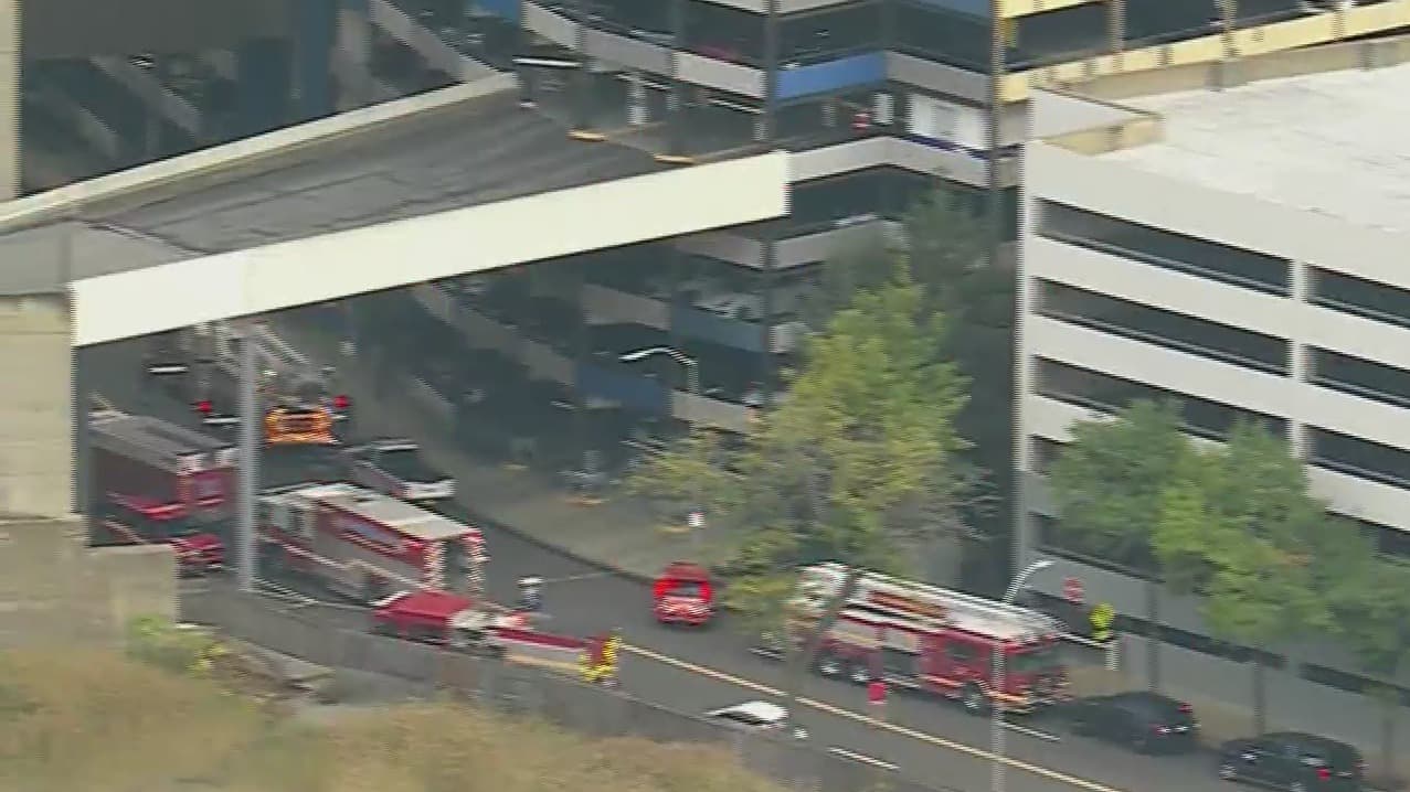 Derrumbe parcial en estacionamiento de White Plains provoca cierres y alarma