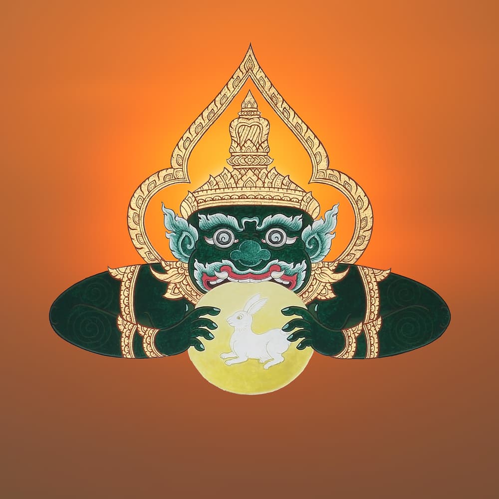 En la astrología india reciben los nombres de Rahu y Ketu respectivamente.