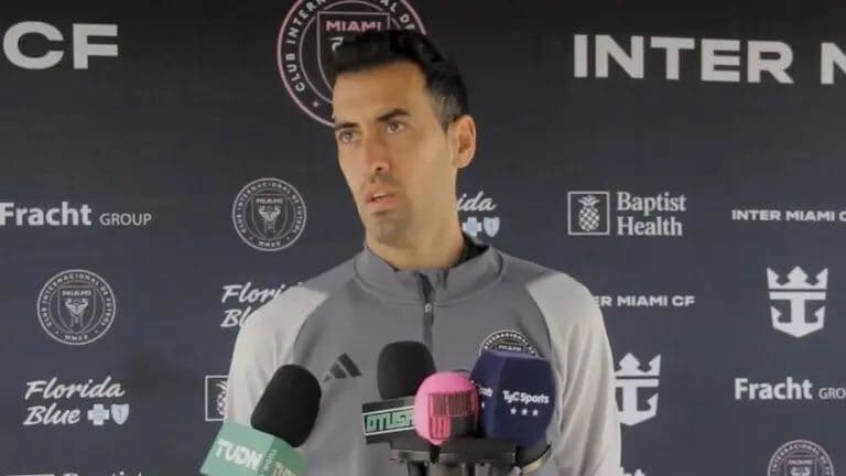 Busquets excusa nivel de Luis Suárez en su inicio con Inter Miami