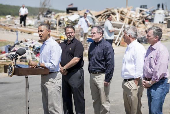 Obama ha firmado declaraciones de desastre para cuatro condados de Arkansas.