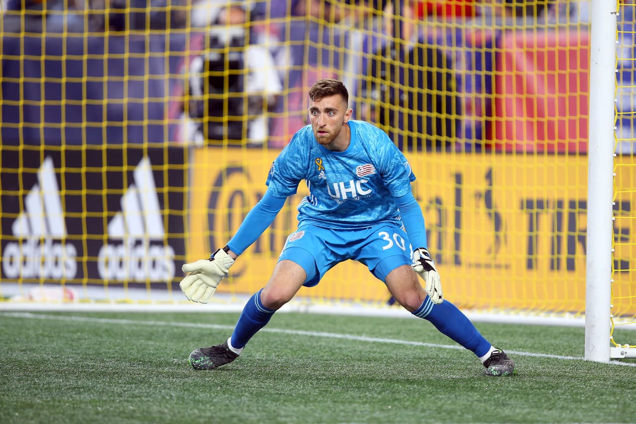 Matt Turner, portero del New England Revolution.