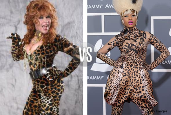 La Tigresa del Oriente y Nicki Minaj tienen el mismo gusto a la hora de elegir sus exóticos looks.