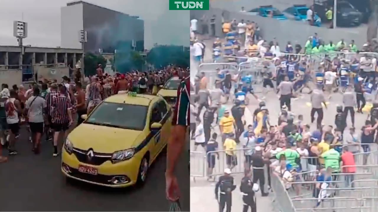 Fans de Fluminense y Boca Juniors desatan la violencia previo a la Final