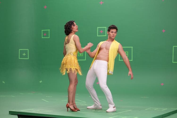 El actor demostró que es un buen bailarín, quedó en tercer lugar en la competencia.