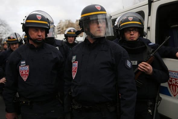 Imágenes de la toma de rehenes en una tienda judía en París.  