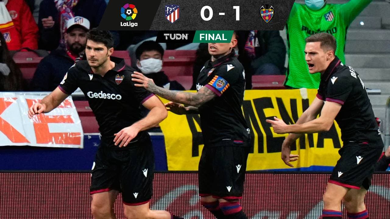 Levante, colero de LaLiga, venció al Atleti con Héctor Herrera