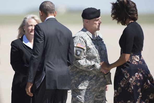 Los Obama de visita en Texas