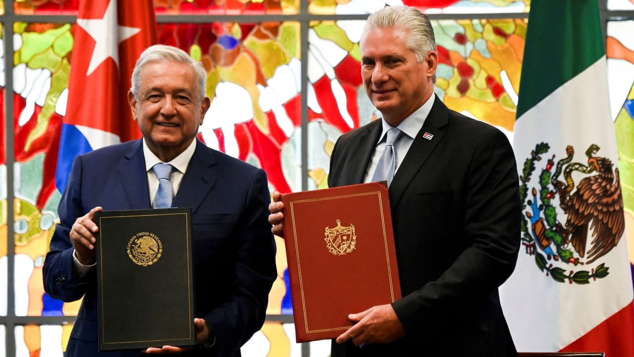 AMLO cierra su gira por Centroamérica en Cuba y firma varios acuerdos en materia de salud con Díaz-Canel