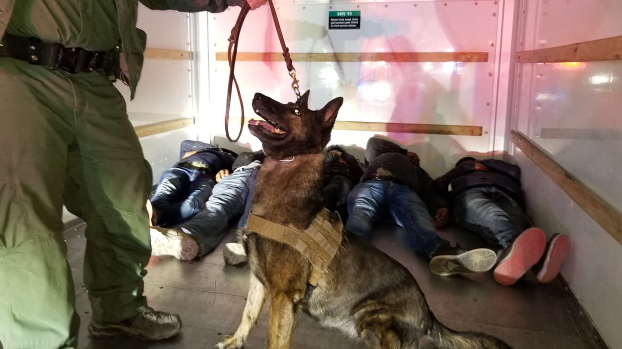 Los agentes de la estación de Sonoita arrestaron a un ciudadano estadounidense que traficaba migrantes en un camión de U-Haul.